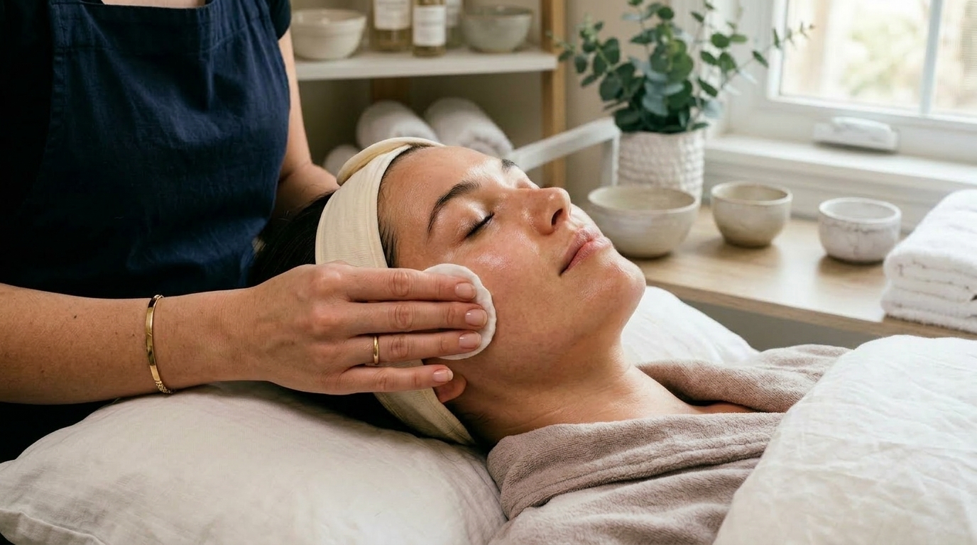 Deep Cleansing with Comfrey Cleanser Toner